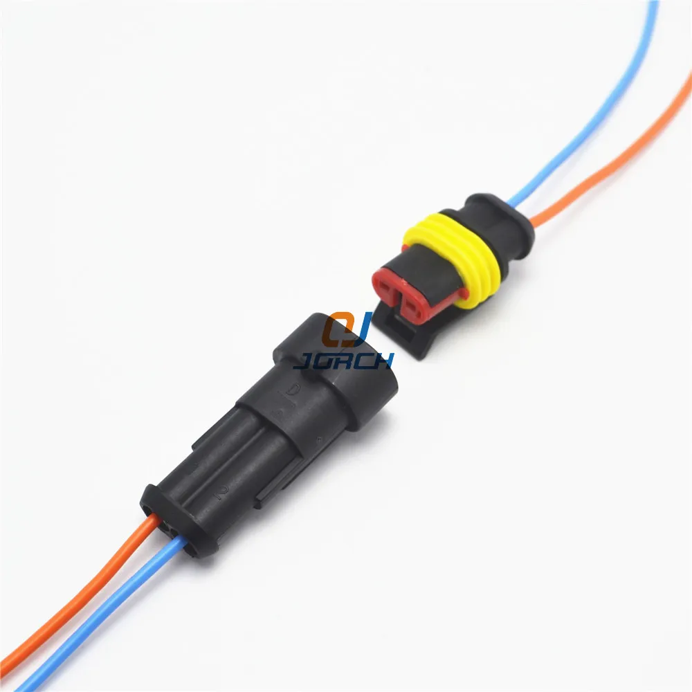 2 контактный водонепроницаемый соединитель для проводов с кабелем 20 мм|Монтажный