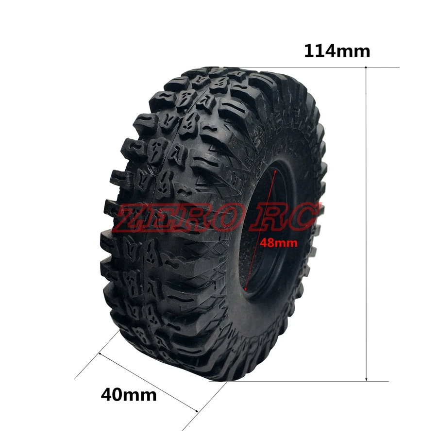4 шт. шины ROCK CRAWLER 1 9 дюйма 114 мм мягкая резиновая шина с пеной для