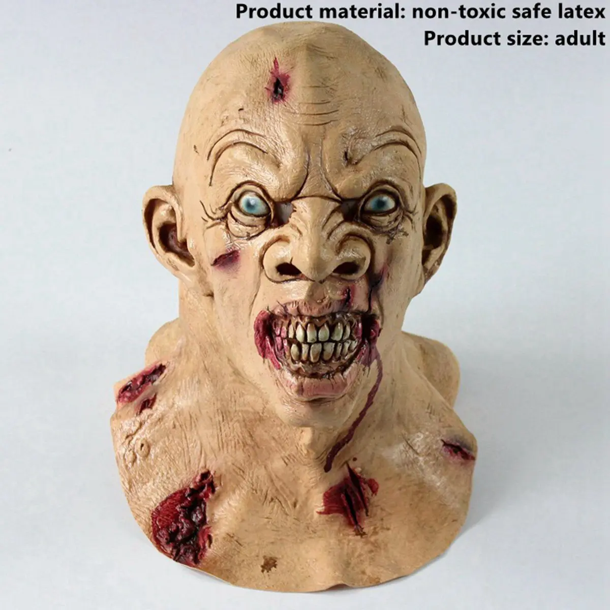 Halloween Mask 13 Taoup 1 шт. страшная маска Аксессуары для Хэллоуина реквизит тушь на Хэллоуин вечерние украшения для дома латексная маска призрак лицо монашка зомби - Цвет: Halloween Mask 13