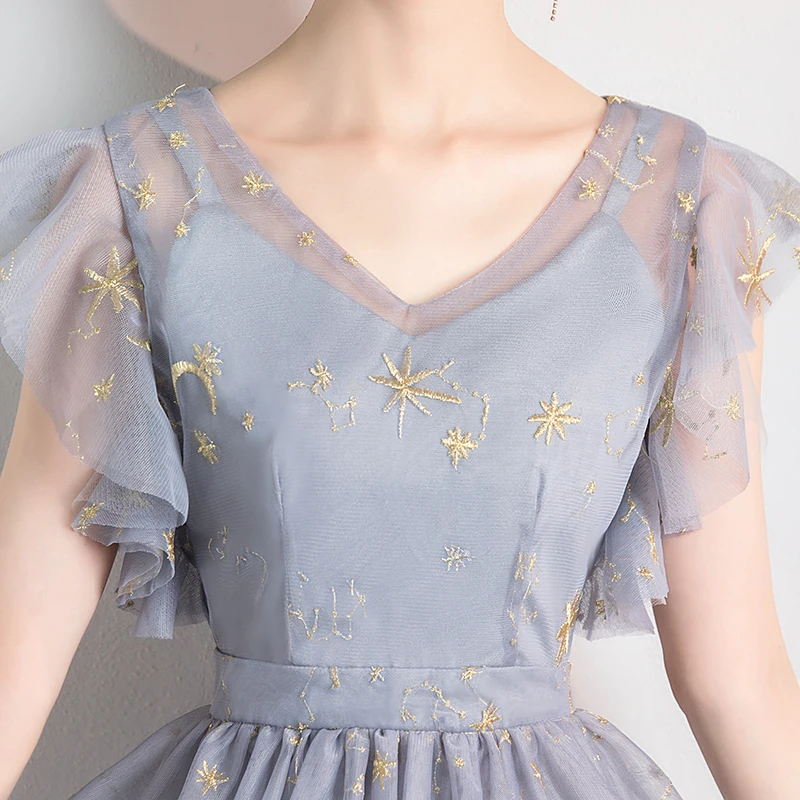 Платье подружки невесты новинка Корейская версия Сестринское платье с открытыми