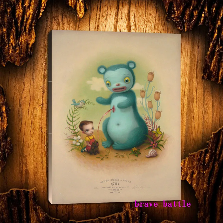 Mark Ryden детский необычный холст для живописи Тёмный мир гостиная спальня домашний