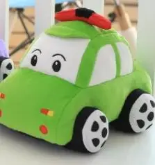green GGS 23 см горячая Распродажа Креативные 3D 3 цвета милые плисе плюшевые игрушечные автомобили и мягкие игрушки куклы рождественский подарок для детей Для мальчиков и девочек - Цвет: green