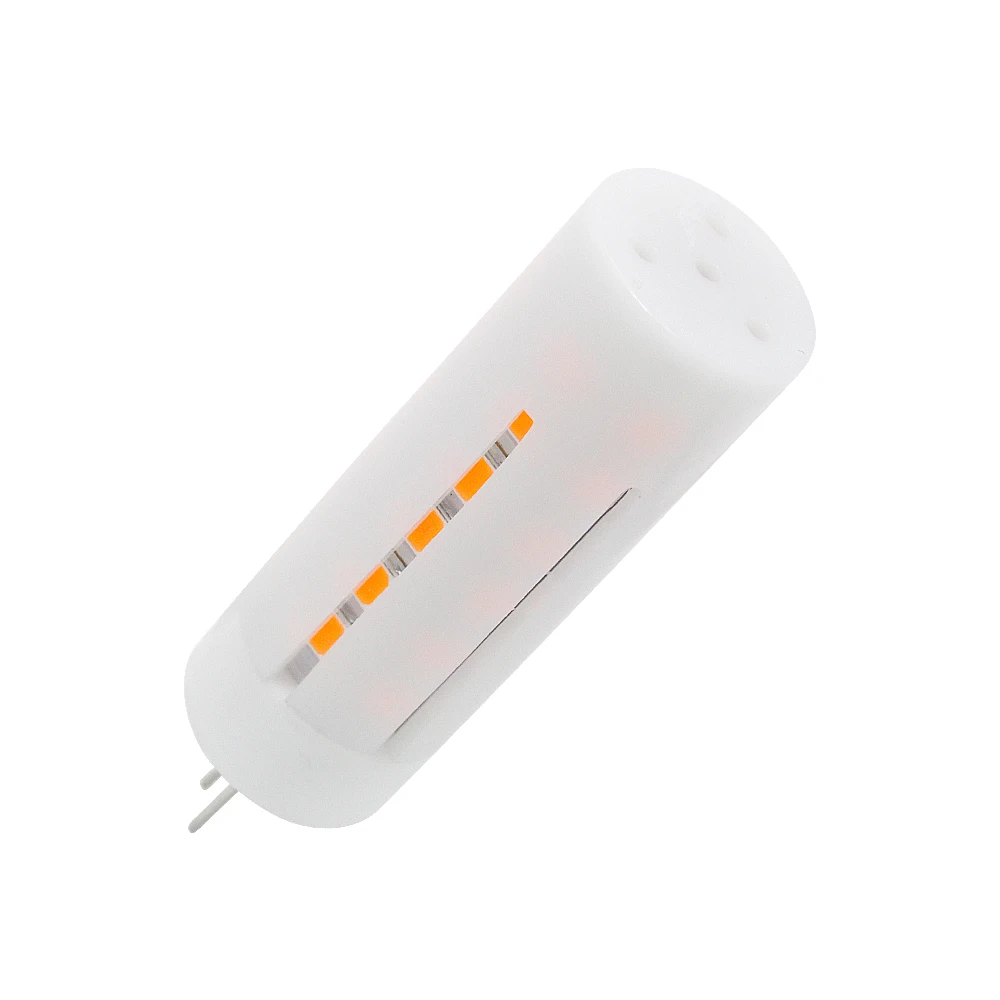 Новейший светодиодный светильник с эффектом пламени G4 2835 SMD 36 s AC DC 12V Керамический