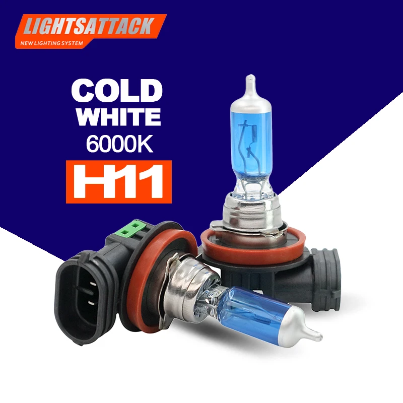 

PEGASUS Car Halogen Headligh H11 1500lm Auto Bulb Headlamp 6000K