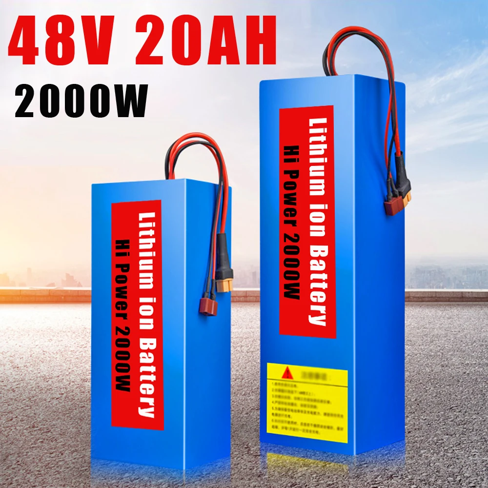 48V Батарея 48V 20AH 2000 Вт литиевая батарея электрического велосипеда пакет