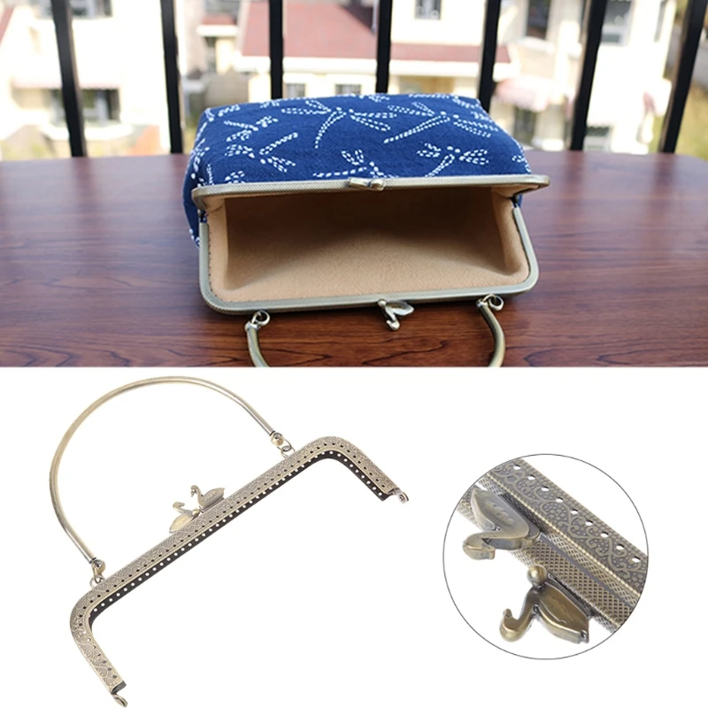 THINKTHENDO DIY ручка для Сумки Металлическая Рамка Поцелуй застежка замок для шитья сумки аксессуары кошелек монета сумка инструмент Новая мода 5 стилей