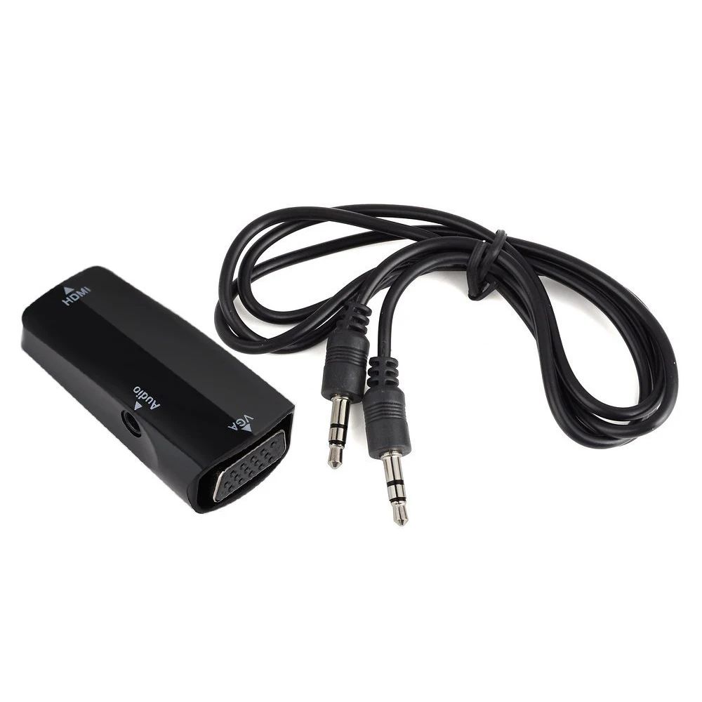 Топ HDMI Женский ПК VGA потоковый медиаплеер 3 5 мм Подключение портативного