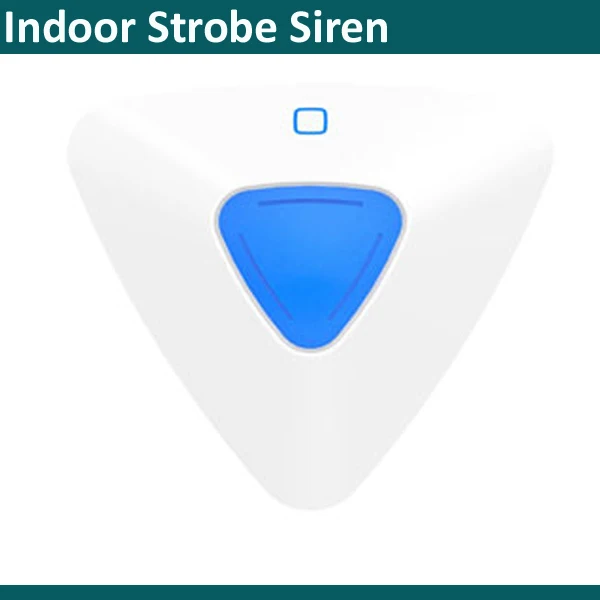 Беспроводной внутренний Крытый мигающяя сигнальная сирена 95db для wifi