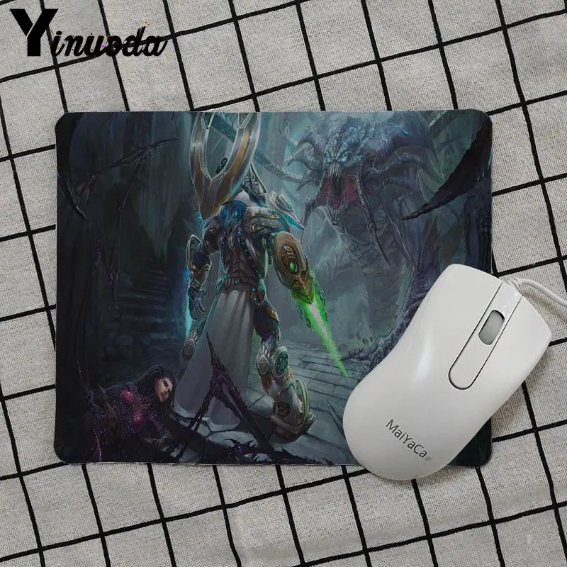 Yinuoda, персональный, крутой, модный, starcraft 2, игра, уникальный настольный коврик, игровой, геймер, коврик для мыши, резиновый, ПК, компьютер, игровой коврик для мыши