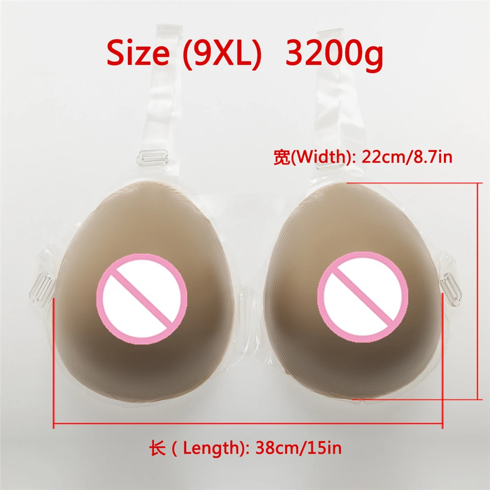 Транссексуал Реалистичная силиконовая форма для груди 3200 искусственная
