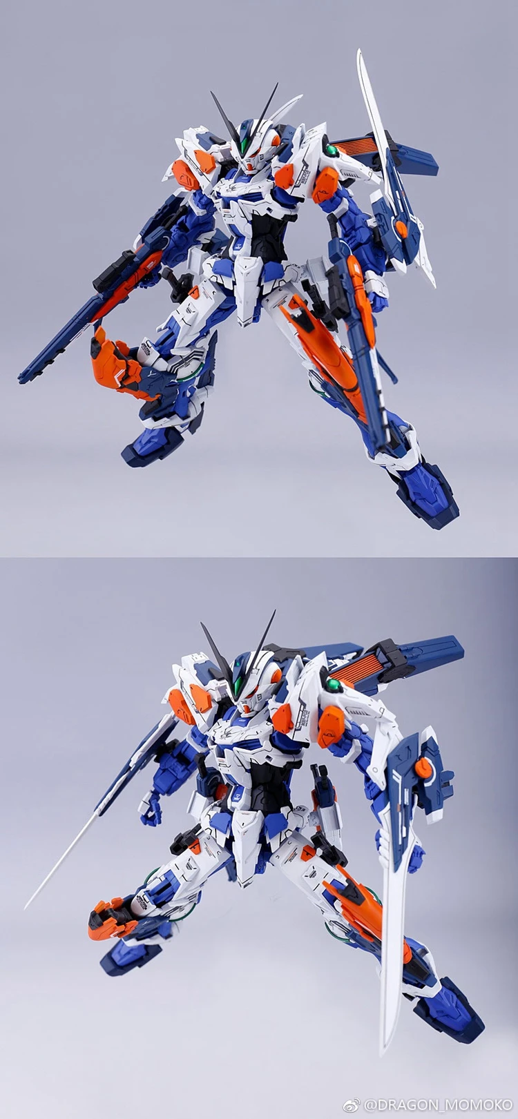DRAGON_MOMOKO модель 1/100 MG синий запутанный 2 тип L синий ереси 3 Тип можно заменить экшн-фигурка Gundam декоративные детские игрушки