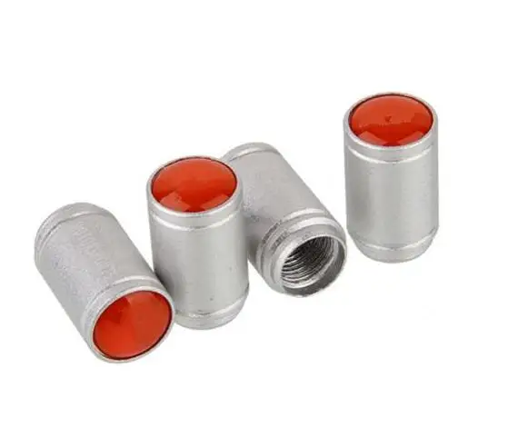 120 шт матовые Серебристые авто колпачки клапана для шин пылезащитный чехол