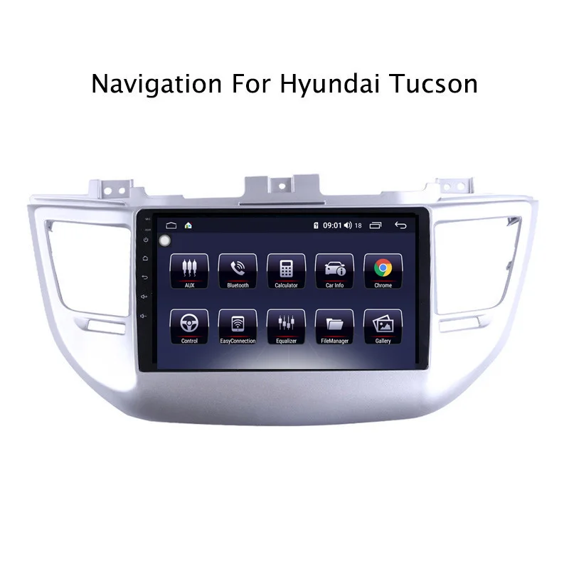 9 &quotAndroid 8 1 core 4G ram 64G rom gps навигация автомобильное радио для hyundai Tucson с Carplay/4G LTE |