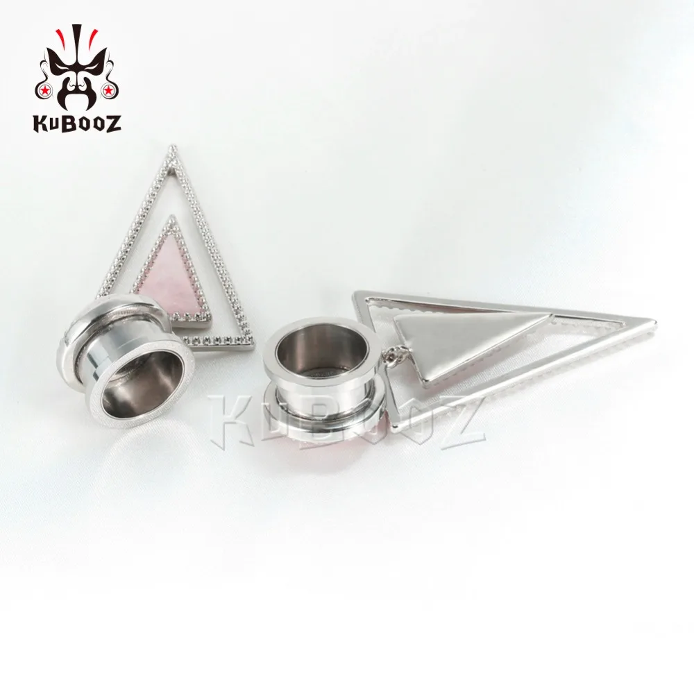KUBOOZ, висячие серьги, пирсинг, кольцо, вилка, расширитель, туннель, заглушка, винт, Стальные Шпильки, носилки, модный пирсинг, ювелирное изделие, подарок