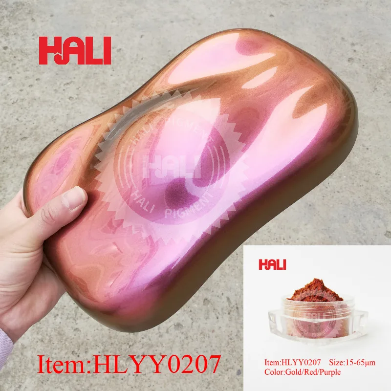HLYY0204 10 г ПИГМЕНТ Хамелеон для автомобильных ногтей Блестящий жемчужный порошок