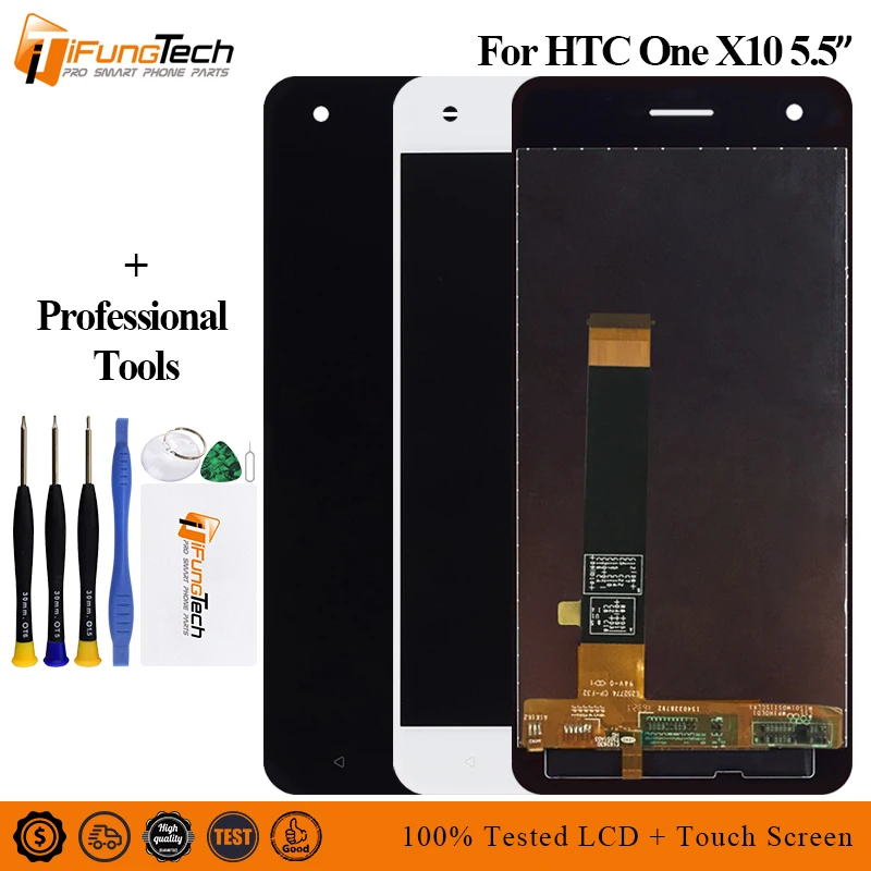 5.5 inch New LCD For HTC ONE X10 X 10 X10w X10u Full DIsplay + Touch Screen Digitizer Assembly E66 | Мобильные телефоны и