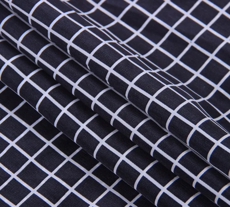 5Metres 150cm Width Imitate Silk Plaid Fabric Printed Chiffon For Dress Dancing Clothing Skirt Silky Soft Fabrics | Дом и сад