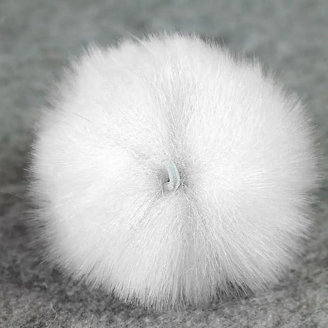 Роскошный металлический канат зеркало бахрома искусственный шарик для волос 6 5