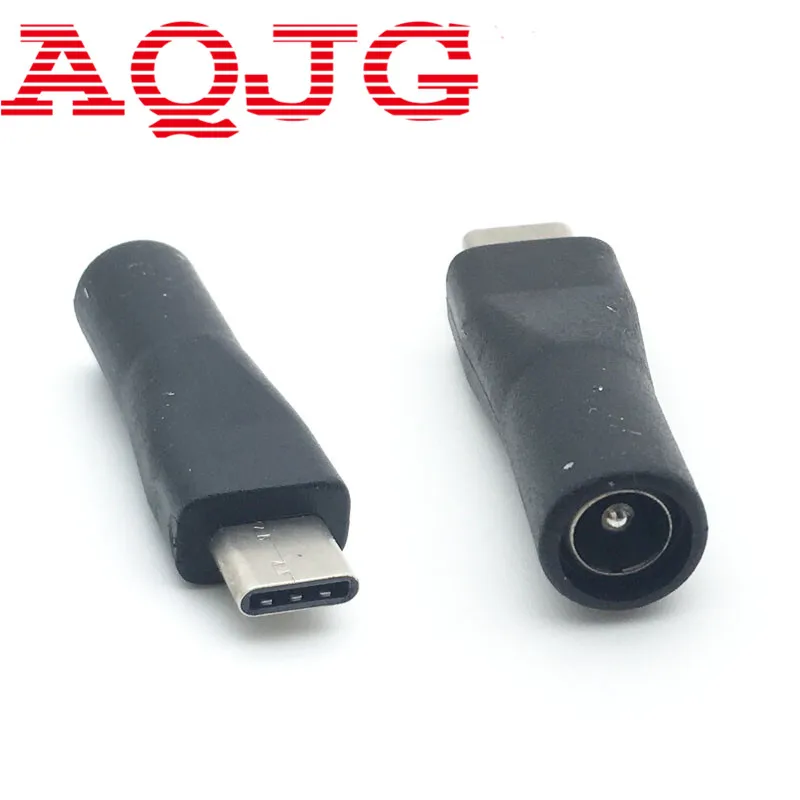 AQJG-toma de corriente de 5V CC, 5,5x2,1mm, USB 3,1, tipo C, USB-C,...