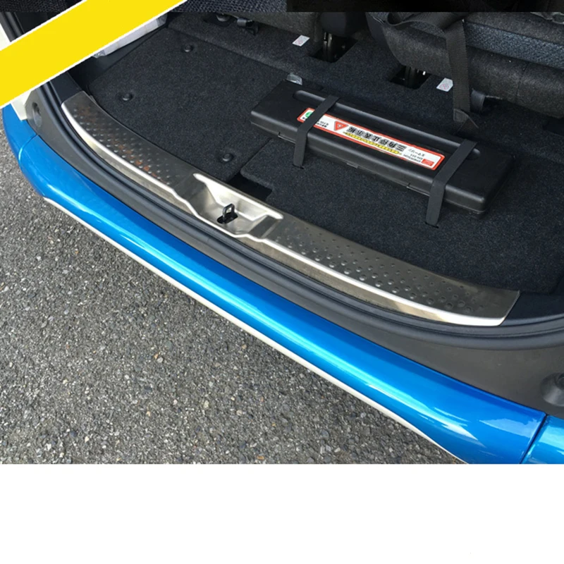 Автомобильная отделка багажника из нержавеющей стали lsrtw2017 для toyota sienta 2015 2016 2017