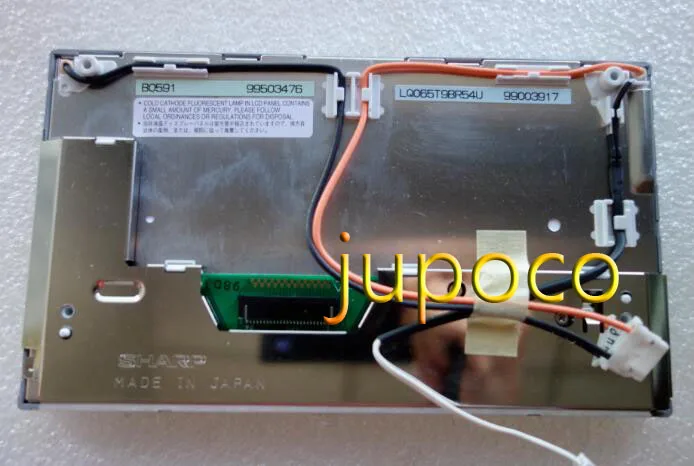 100% оригинальный новый LQ065T9BR54U LQ065T9BR51U LQ065T9BR52U LQ065T9BR53U LQ065T9BR55U ЖК-дисплей для BMW X3 X5 E38
