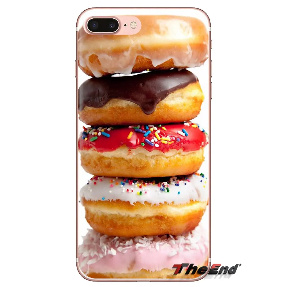 Transparent Soft Cases Doughnut doughnuts Cookies Sprinkle For iPod Touch Apple iPhone 4 4S 5 5S SE 5C 6 6S 7 8 X XR XS Plus MAX |
