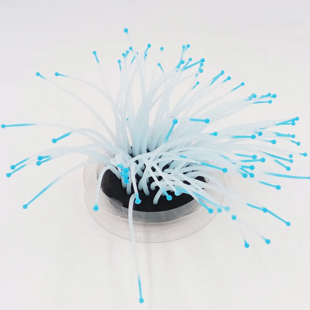 Искусственный морской аквариумный анемон со светящимся эффектом аквариумное