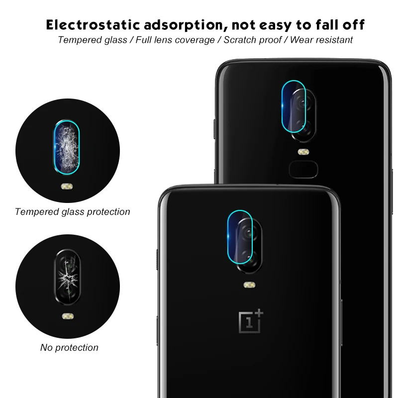 2 в 1 9D полная Защита экрана для Oneplus 7 6 6T + пленка объектива камеры One Plus полное
