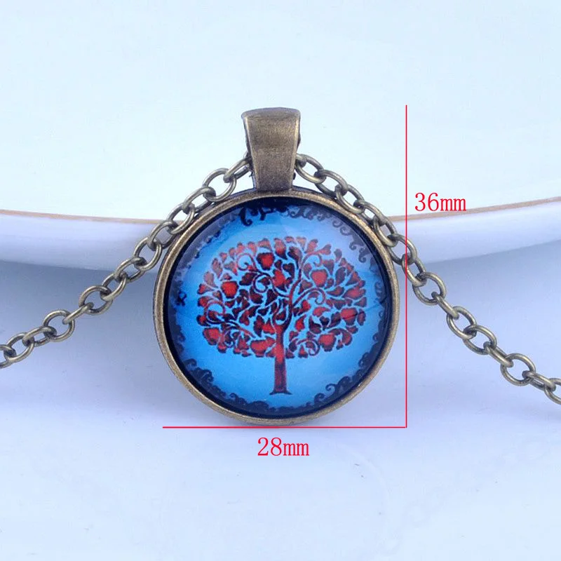 Ожерелье с подвеской винтажное бронзовое изображением дерева|fashion jewelry handmade|jewelry