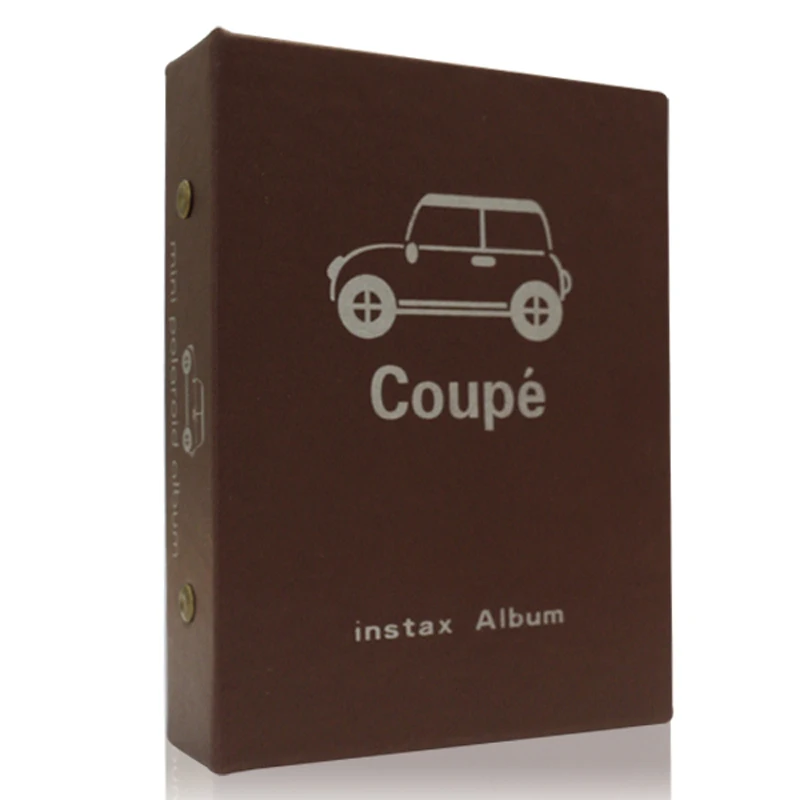 Takashi Coupe Instax Mini Album коричневый для камеры Fujifilm 7 7s 8 + 9 25 50s 70 90/Polaroid 300|album wholesale|car raccar