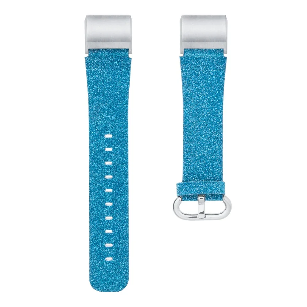 Zuczug ремешок из натуральной кожи для часов FitBit Charge 2 Bling запасной браслет с
