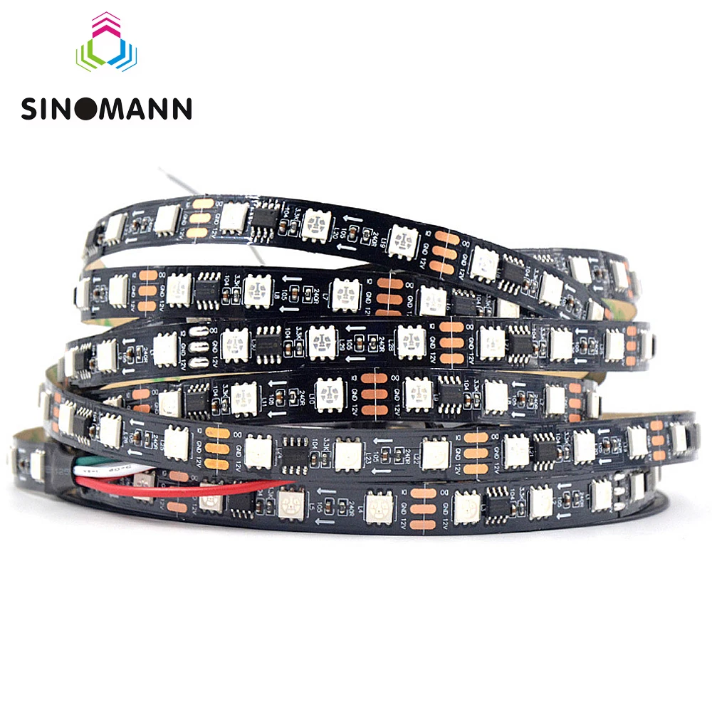 Светодиодная лента WS2811 5 м 12 В постоянного тока ультраяркая Высокоэффективная 5050