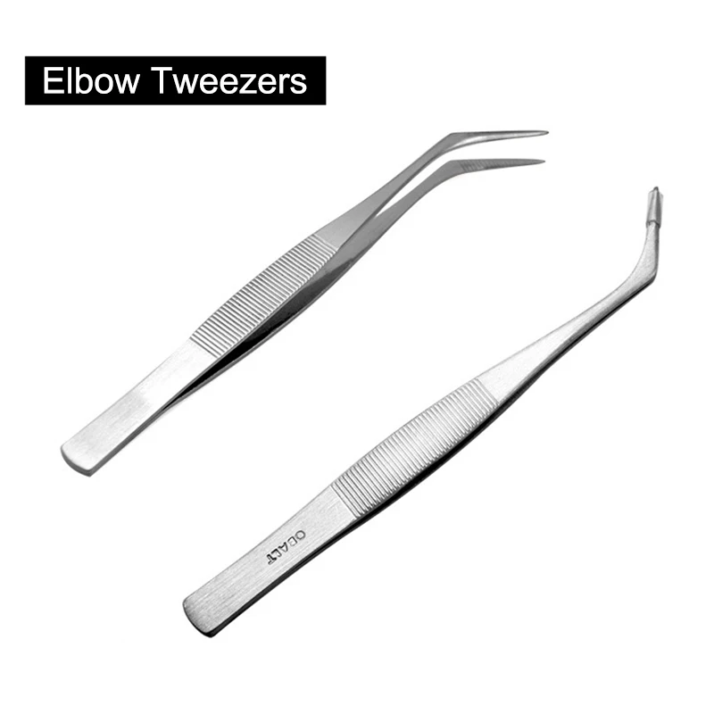 2 шт. пинцет для бровей из нержавеющей стали многофункциональный набор ухода за