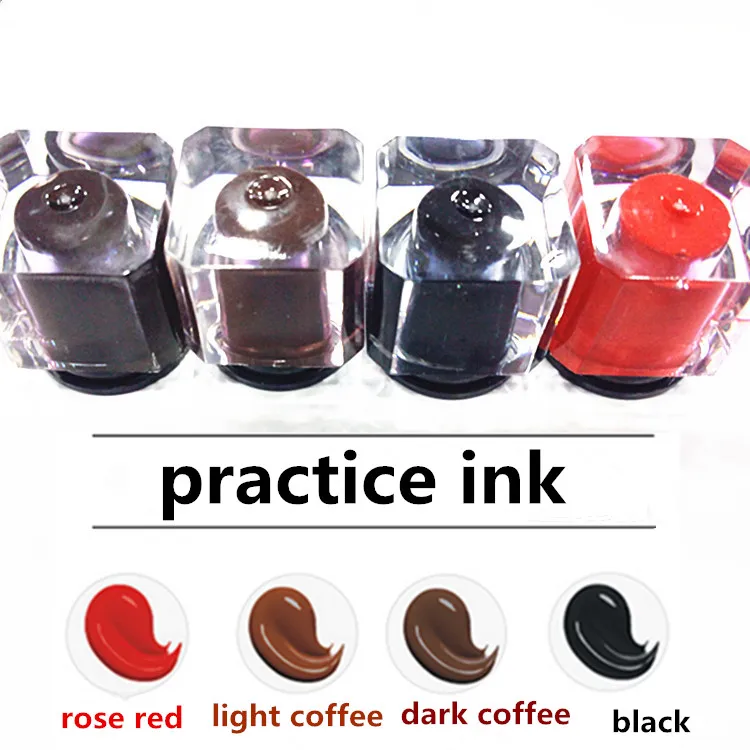 Практичный набор для макияжа микроблейдинга татуажа бровей начинающих практики