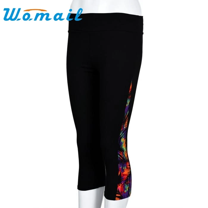 Женские обтягивающие штаны для йоги с высокой талией спортивные эластичные