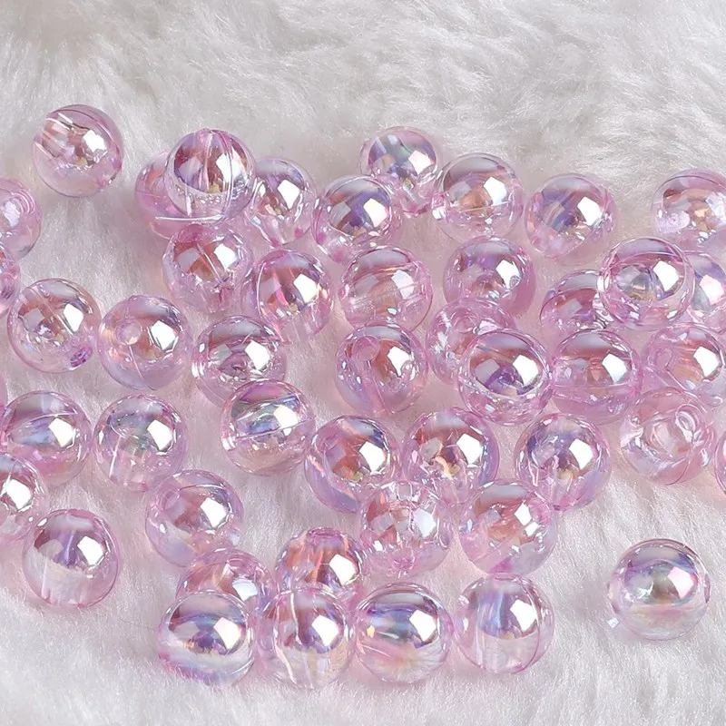Light purple 50/100 шт. 6 8 10 мм Подвески из акриловых бусин «сделай сам» для Цепочки и ожерелья, браслет, серьги фурнитура ювелирные аксессуары - Цвет: Light purple