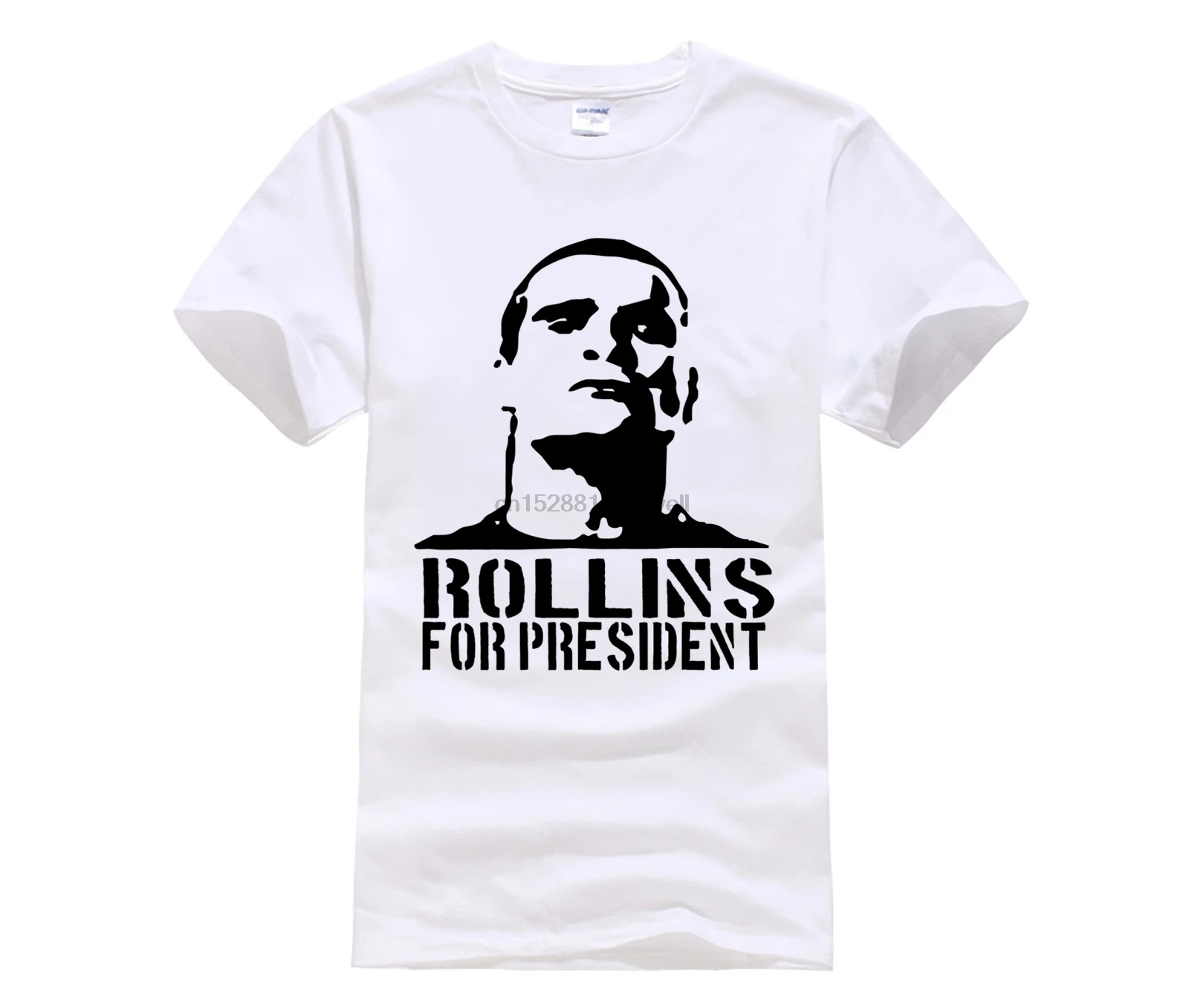 Rollin для President футболка забавная комикс Генрих роллин панк Рок ТВ | Мужская одежда