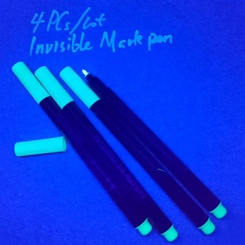 Невидимая УФ реактивная ручка постоянные чернила бесцветная в дневсветильник и