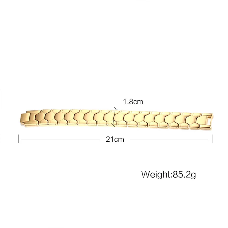 Мужские браслеты из нержавеющей стали терапевтический браслет для мужчин