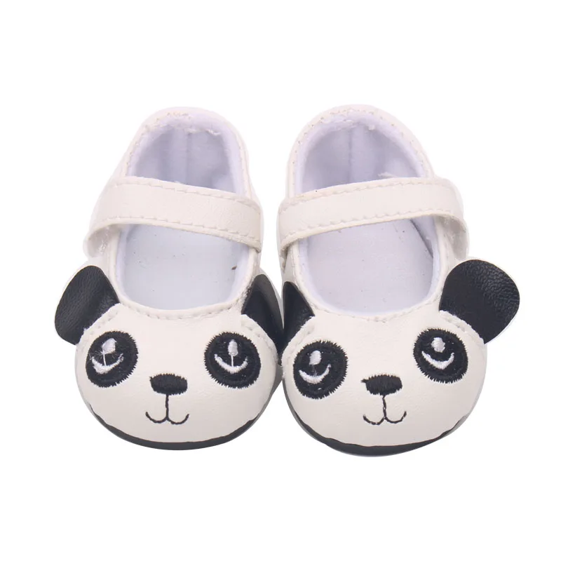 White 18 inch Girls doll clothes Fashion suit pajamas set with shoes American born dress Baby toys fit 43 cm baby dolls c642 - Цвет: White