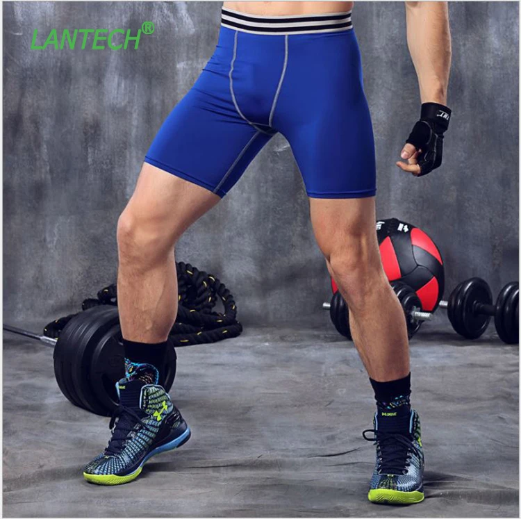Мужские шорты колготки компрессионные LANTECH трусы боксеры для бега фитнеса