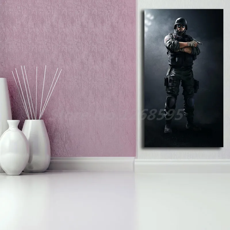 Фоны ФБР спецат термита Tom Clancy's Rainbow Six осада художественные плакаты на холсте
