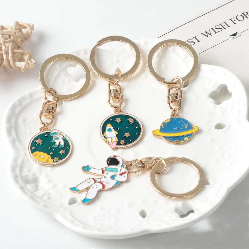 QIHE JEWELRY брелок для ключей с изображением астронавта коллекция Космических