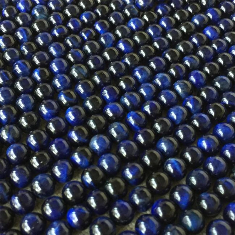 Заводская цена Натуральный камень коричневый синий тигровый глаз агат Круглый