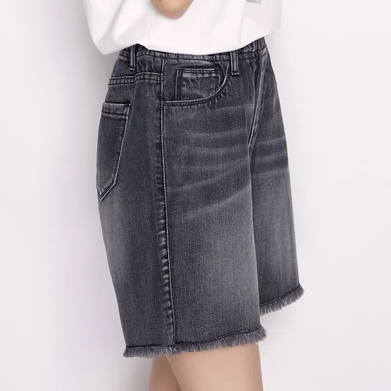 LEIJIJEANS 2018 Новое поступление летнего размера плюс эффект усов отбеленный