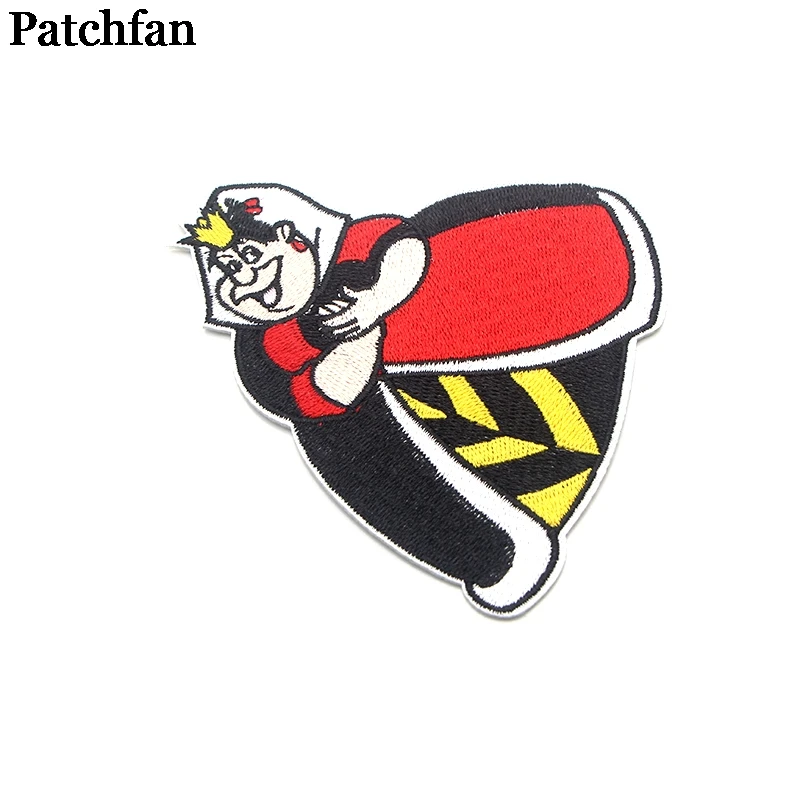 Patchfan Милая Аппликация нашивки Железный На para рубашка одежда вышитый Стикер одежда с героями мультфильмов платье значок A2104