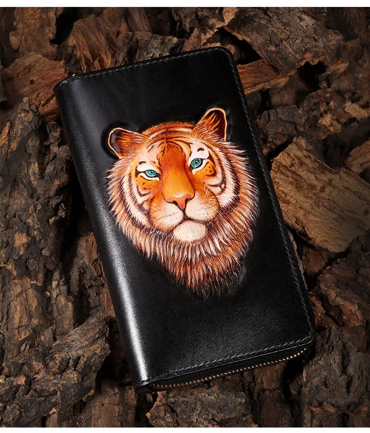 Высококачественные кошельки на заказ из натуральной кожи Сумка с изображением