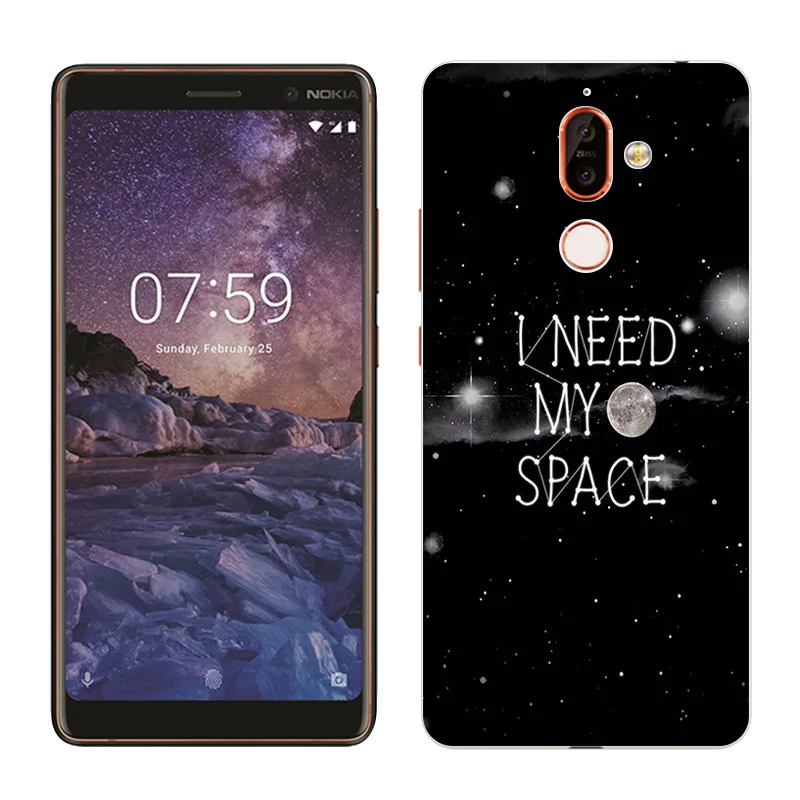 Для Nokia 7 Plus чехол для телефона прозрачный мягкий TPU Nokia7 силиконовый