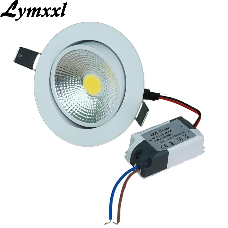 10pieces/lot Dimmable 10W 12W downlight Energy-saving led lamps AC90-260v Warm/Cool/Nature White recessed ceiling lamp CE ROHS | Освещение