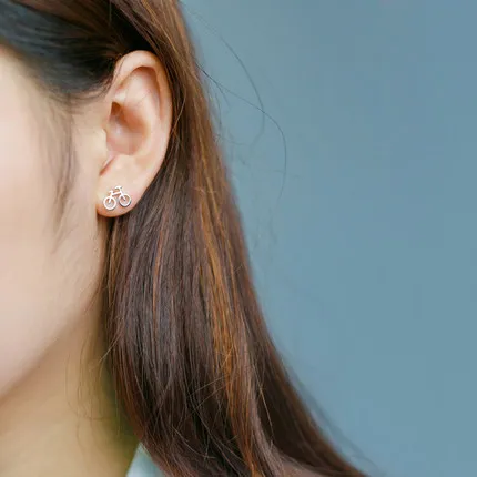 Женские серьги гвоздики из серебра 925 пробы|Серьги-гвоздики| |